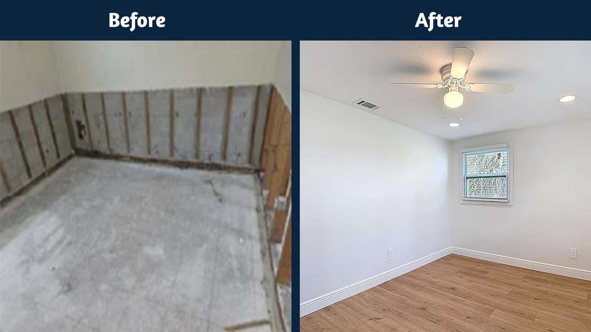 Before-After-Bedroom-7501 S Swoope St, Florida