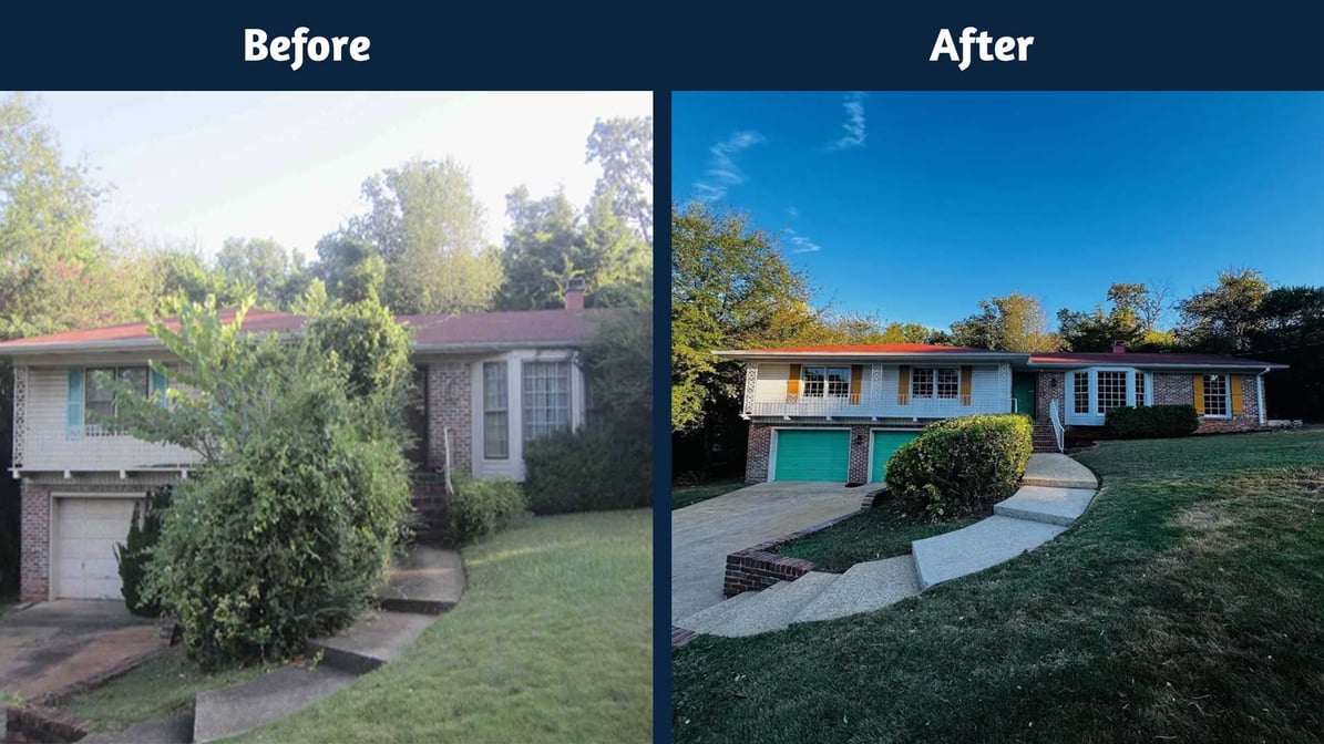 Before-After-Front-820-Sundale-Dr-2