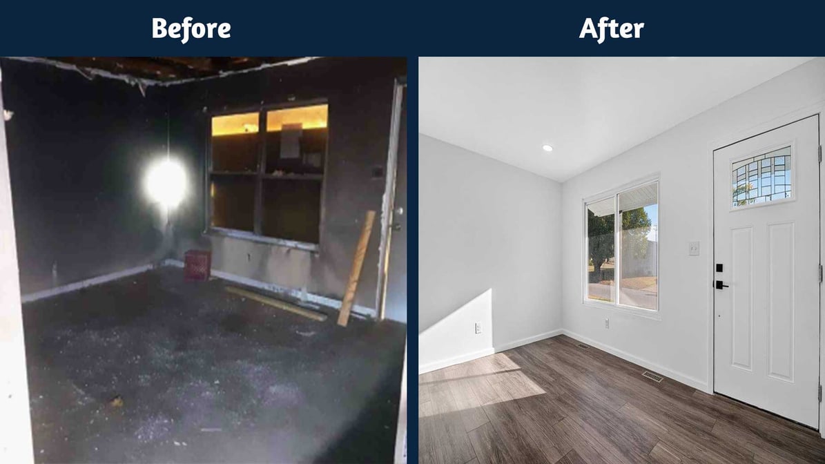 Before-After-LivingRoom-10241-Royal-Dr,-Missouri