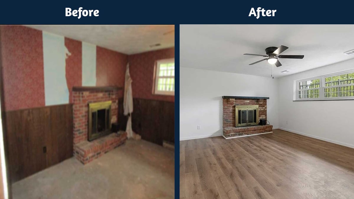 Before-After-LivingRoom-1712-Shadybrook-Rd
